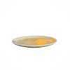 ASSIETTE À EMPREINTES BEIGE MAROCAINE 25CM FAIT MAIN – Image 2