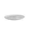 ASSIETTE À EMPREINTES BLANCHE MAROCAINE 25CM FAIT MAIN – Image 2