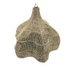 SUSPENSION EN DENTELLE DE RAPHIA FLEUR ⌀60 MODÈLE TAROUDANT – Image 3