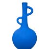 VASE BOUTEILLE 2 DOIGTS BLEU MAJORELLE FAIT MAIN – Image 3