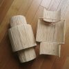 APPLIQUE LUMINAIRE MURALE EN RAPHIA 2 BASES MODÈLE TAOUNATE – Image 4