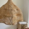 SUSPENSION EN RAPHIA CROCHET FLEUR ⌀60 MODÈLE TAROUDANT – Image 2