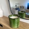 BOUGIE ARTISANALE 2 MÈCHES POT EN TAMEGROUTE SENTEUR FLEUR D’ORANGER – Image 2