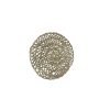 LOT DE 4 SETS DE TABLE ROND EN FEUILLES DE PALMIER TRÉSSÉES – Image 2