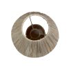 LAMPE DE CHEVET H25 À POSER EN RAPHIA À CHAPEAU MODÈLE GOURRAMA – Image 2