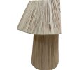 LAMPE DE CHEVET H25 À POSER EN RAPHIA À CHAPEAU MODÈLE GOURRAMA – Image 3