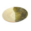 ASSIETTE PLAT EN CÉRAMIQUE BI COULEUR OCRE EN TAMEGROUTE MODELE AZEMMOUR – Image 2