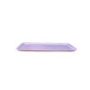 PLATEAU RECTANGULAIRE À MOTIF CREUSÉ EN CÉRAMIQUE VIOLET – Image 2