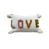 HOUSSE DE COUSSIN MAROCAIN 60x40 EN COTON « LOVE » – Image 2