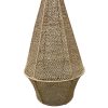 SUSPENSION EN DENTELLE DE RAPHIA TRIANGULAIRE MODÈLE TAROUDANT – Image 3