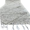 TAPIS DE COULOIR KILIM MAROCAIN BERBÈRE EN LAINE BLANC ET BEIGE 0,85x3,25m – Image 3