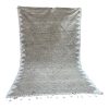 TAPIS KILIM MAROCAIN BERBÈRE EN LAINE BLANC ET BEIGE 2x3m – Image 3