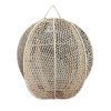 SUSPENSION EN DENTELLE DE RAPHIA RONDE H50 MODÈLE TAROUDANT – Image 2