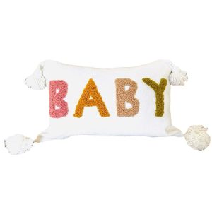 HOUSSE DE COUSSIN MAROCAIN 60x40 EN COTON « BABY »