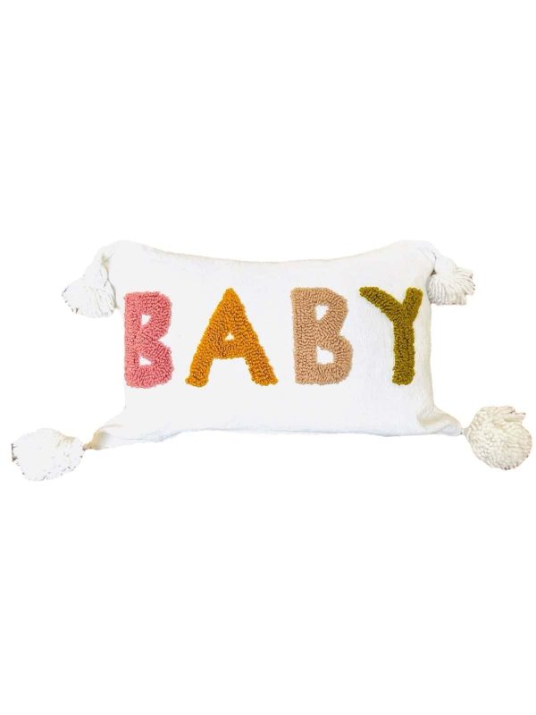 HOUSSE DE COUSSIN MAROCAIN 60x40 EN COTON « BABY »