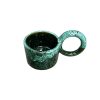 MUG TASSE VERT DÉGRADÉ BLEU CLAIR H6 GRANDE ANSE FAIT MAIN – Image 2