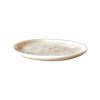 ASSIETTE À MOTIFS BEIGE MAROCAINE 25CM FAIT MAIN – Image 2