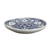 ASSIETTE PLAT DE SERVICE À MOTIFS BLEU FAIT MAIN – Image 2