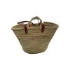 SAC À MAIN ET BANDOULIERE EN PAILLE ET CUIR MARRON MODÈLE MARRAKECH – Image 2