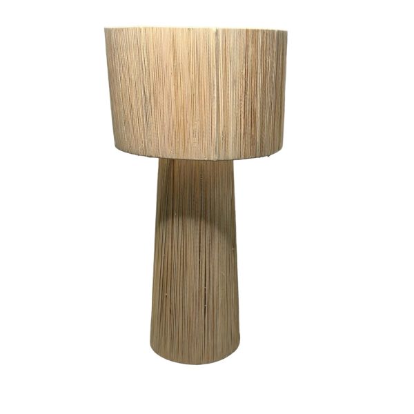 LAMPE À POSER EN RAPHIA H70 MODÈLE GOURRAMA