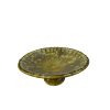 ASSIETTE SALADIER À PIED OCRE EN TAMEGROUTE MODÈLE AZEMMOUR – Image 3