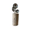 POT VASE EN BOIS NATUREL MODÈLE BHALIL – Image 4
