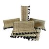 LOT DE 6 SETS DE TABLE À POMPONS NOIR MODÈLE ASILAH – Image 2
