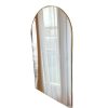 GRAND MIROIR EN FER FORGÉ 1M FORME ARCHE FAIT MAIN – Image 2