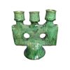 Chandelier bougeoir tamegroute vert marocain – Image 2