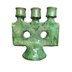 Chandelier bougeoir tamegroute vert marocain