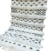 HANDIRA COUVRE LIT BLANC À PAILLETTES MODÈLE HOUARA – Image 2