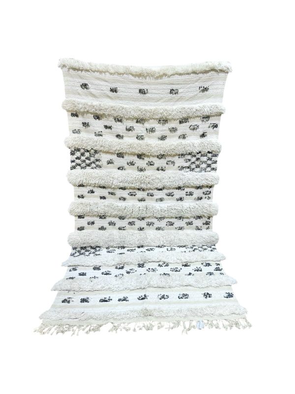 HANDIRA COUVRE LIT BLANC À PAILLETTES MODÈLE HOUARA