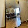 GRAND MIROIR EN FER FORGÉ NOIR 1M MURAL – Image 2