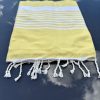 FOUTA DE BAIN OU PLAGE EN COTON RAYÉ – Image 3