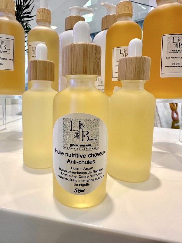 HUILE NUTRITIVE CHEVEUX ANTI-CHUTES AUX HUILES ESSENTIELLES